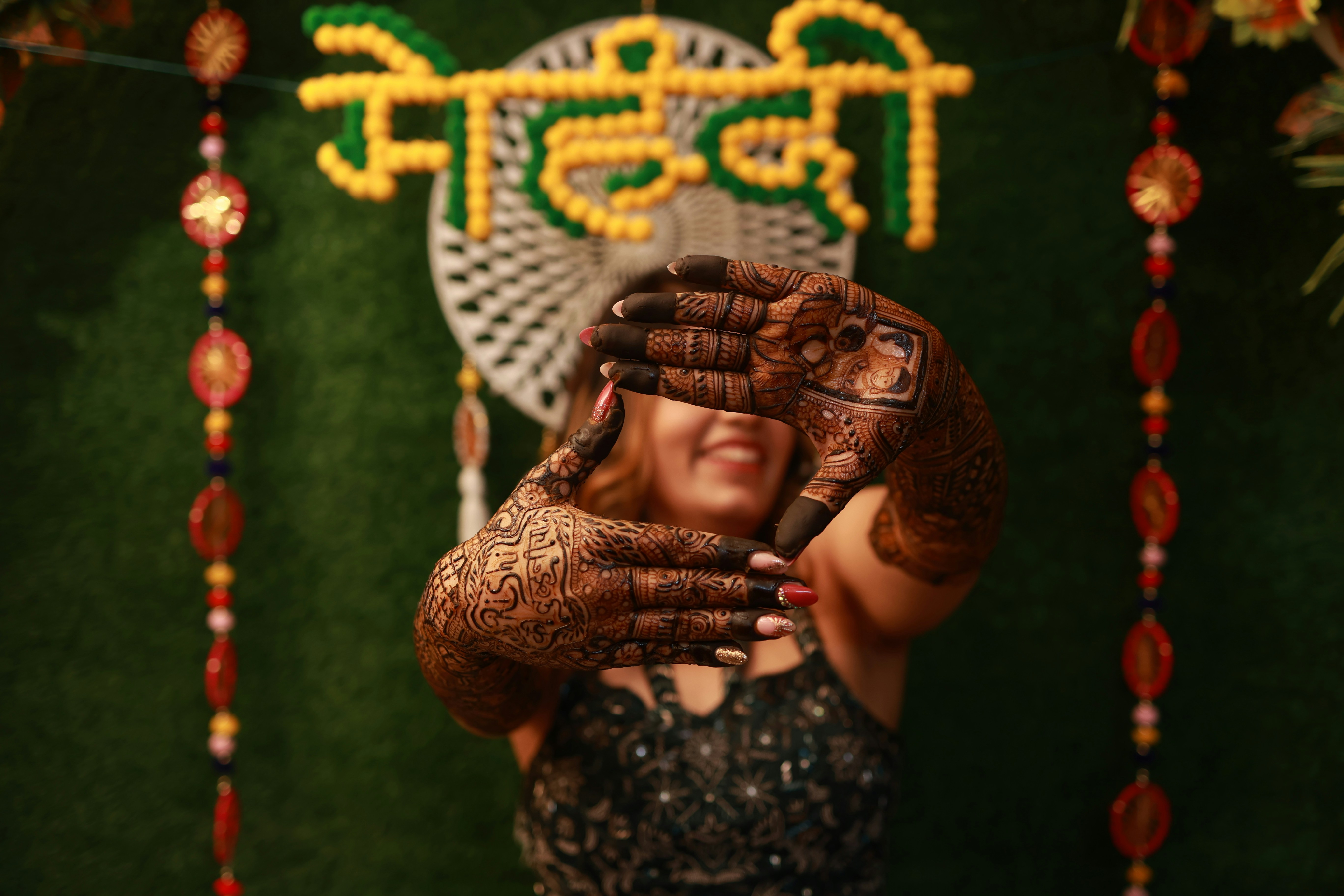 Indian wedding buffet display