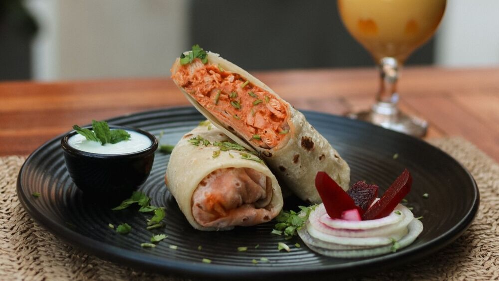 Butter Chicken Wrap